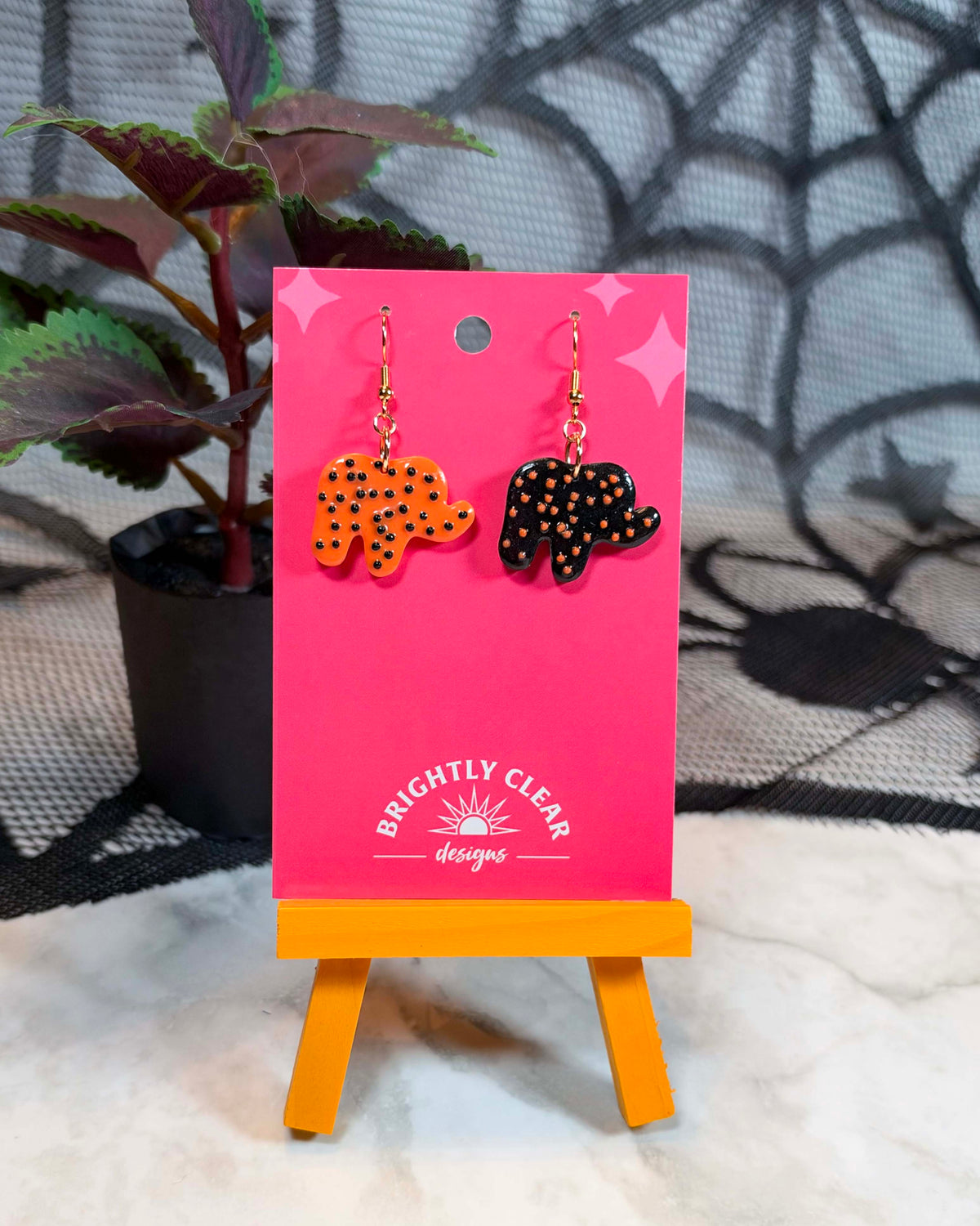 Animal Circus Halloween Earrings