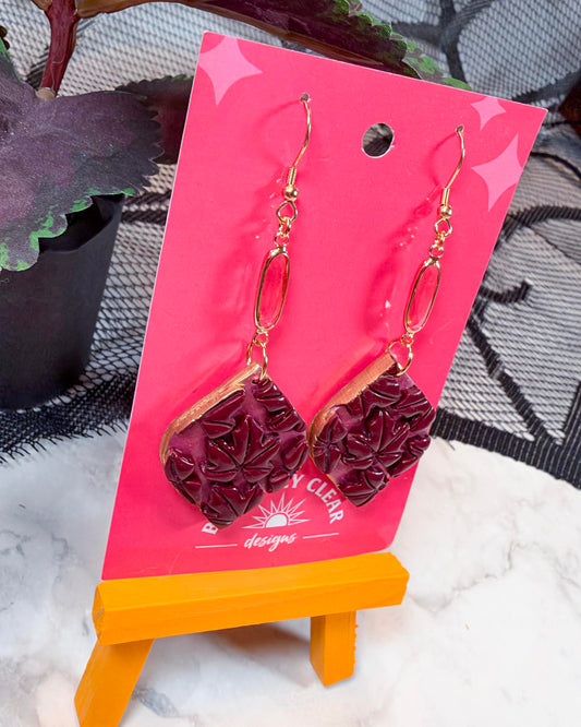 Maple Leaf Mosaic Earrings
