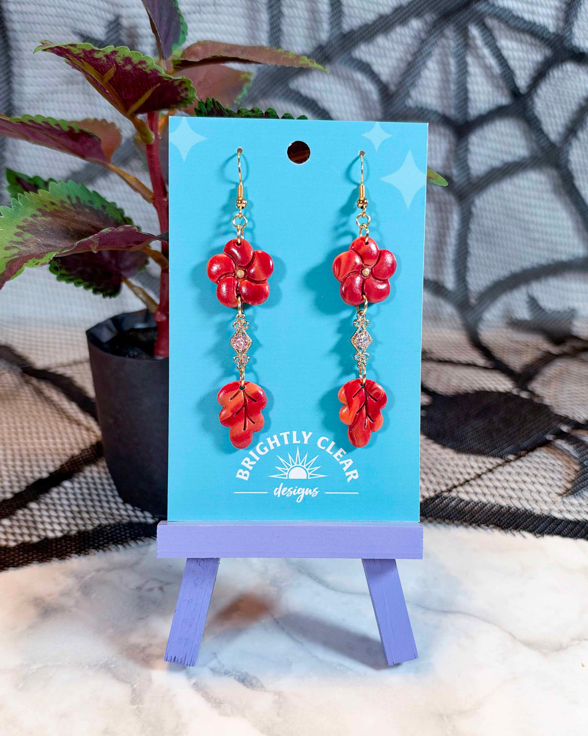 Autumn Bloom Drop Earrings