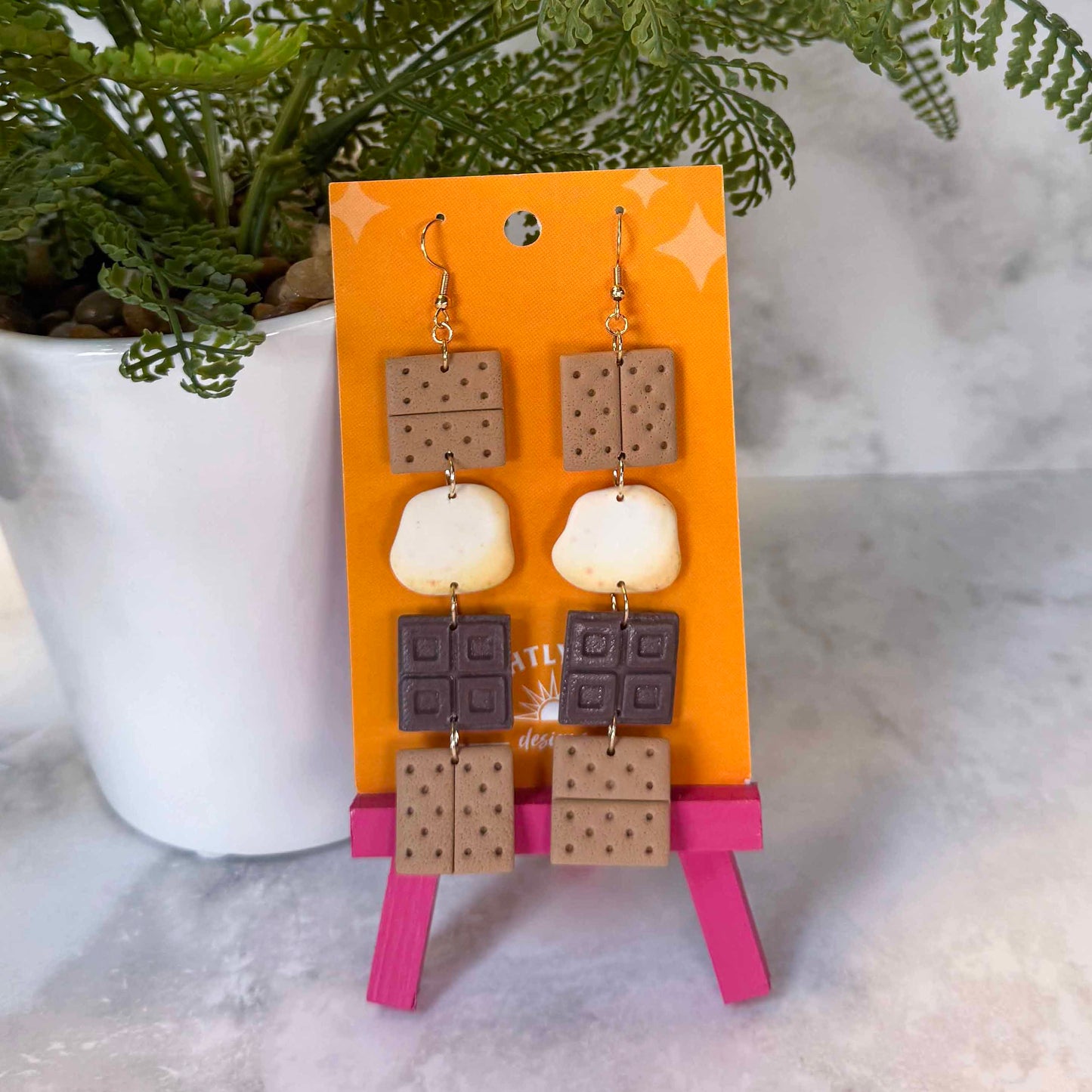 S'more Earrings