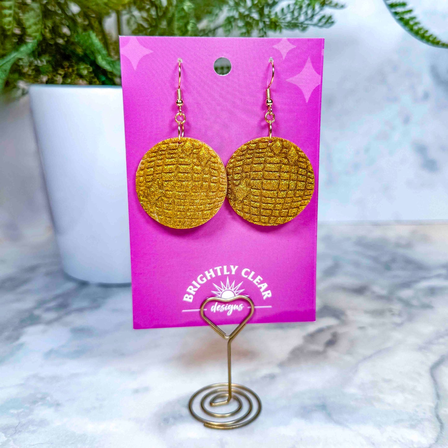 Glitter Disco Earrings