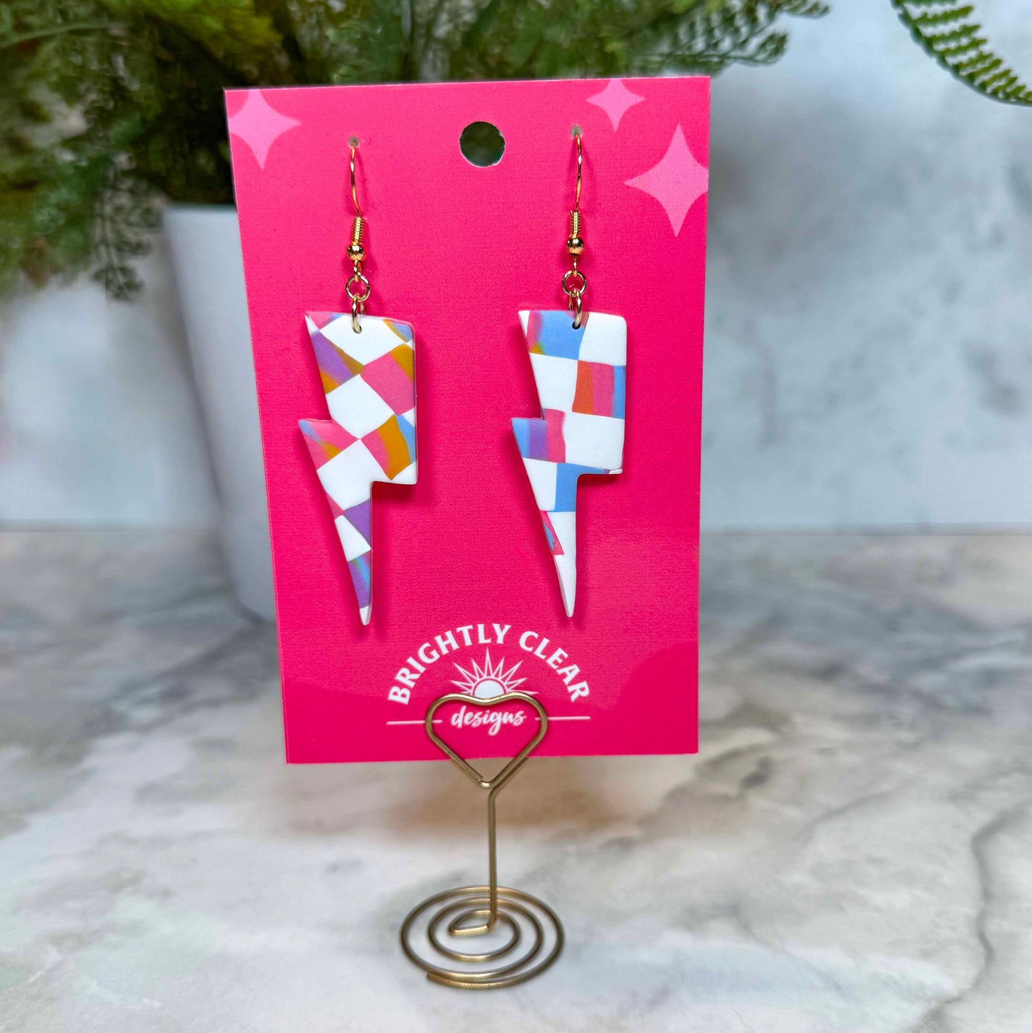 Retro Lightning Earrings