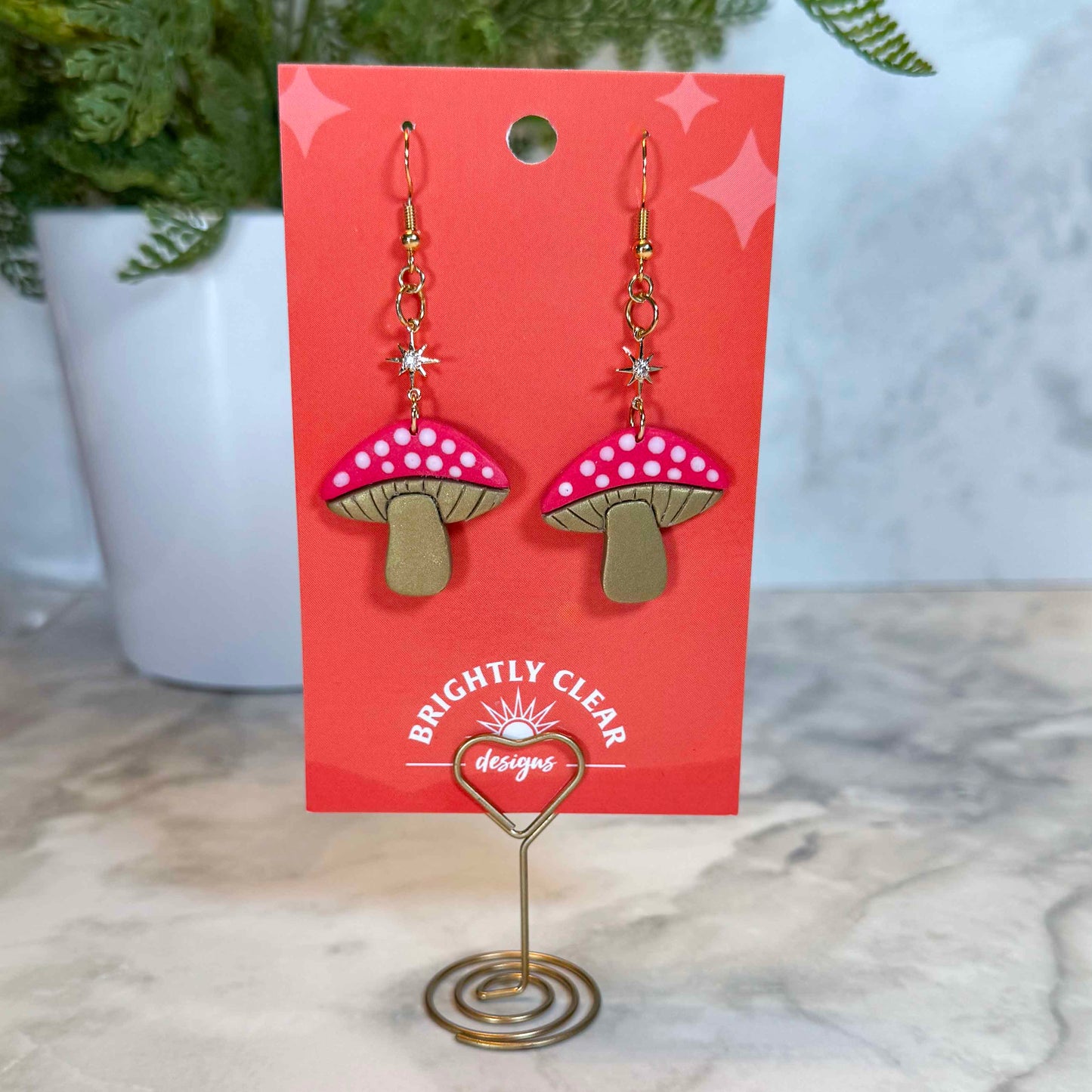 Mushroom Earrings