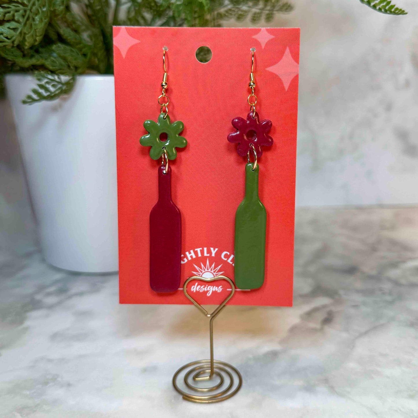 Retro Wine Earrings