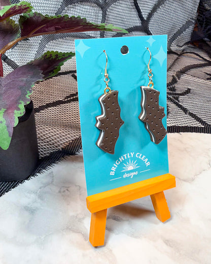 Ice Cream SandWitch Earrings