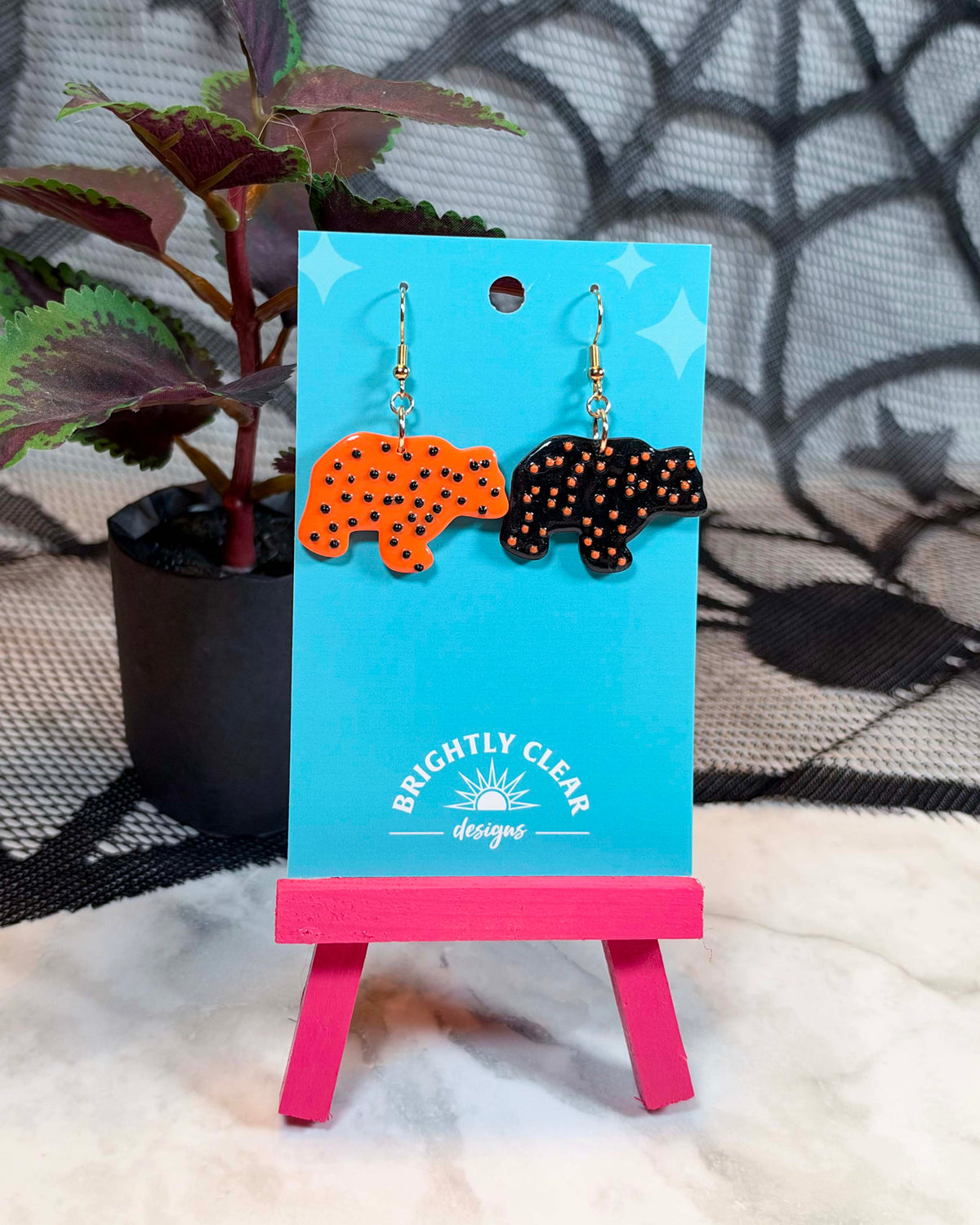 Animal Circus Halloween Earrings
