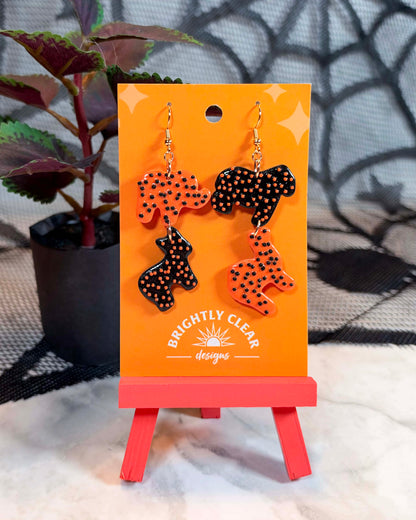 Animal Circus Halloween Earrings