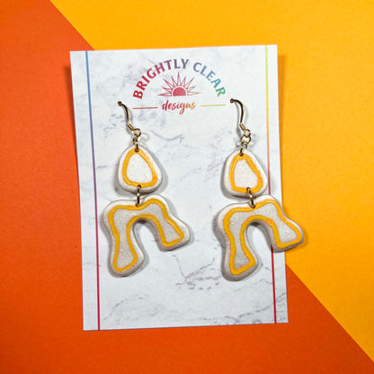 Squiggles, Fall Earrings