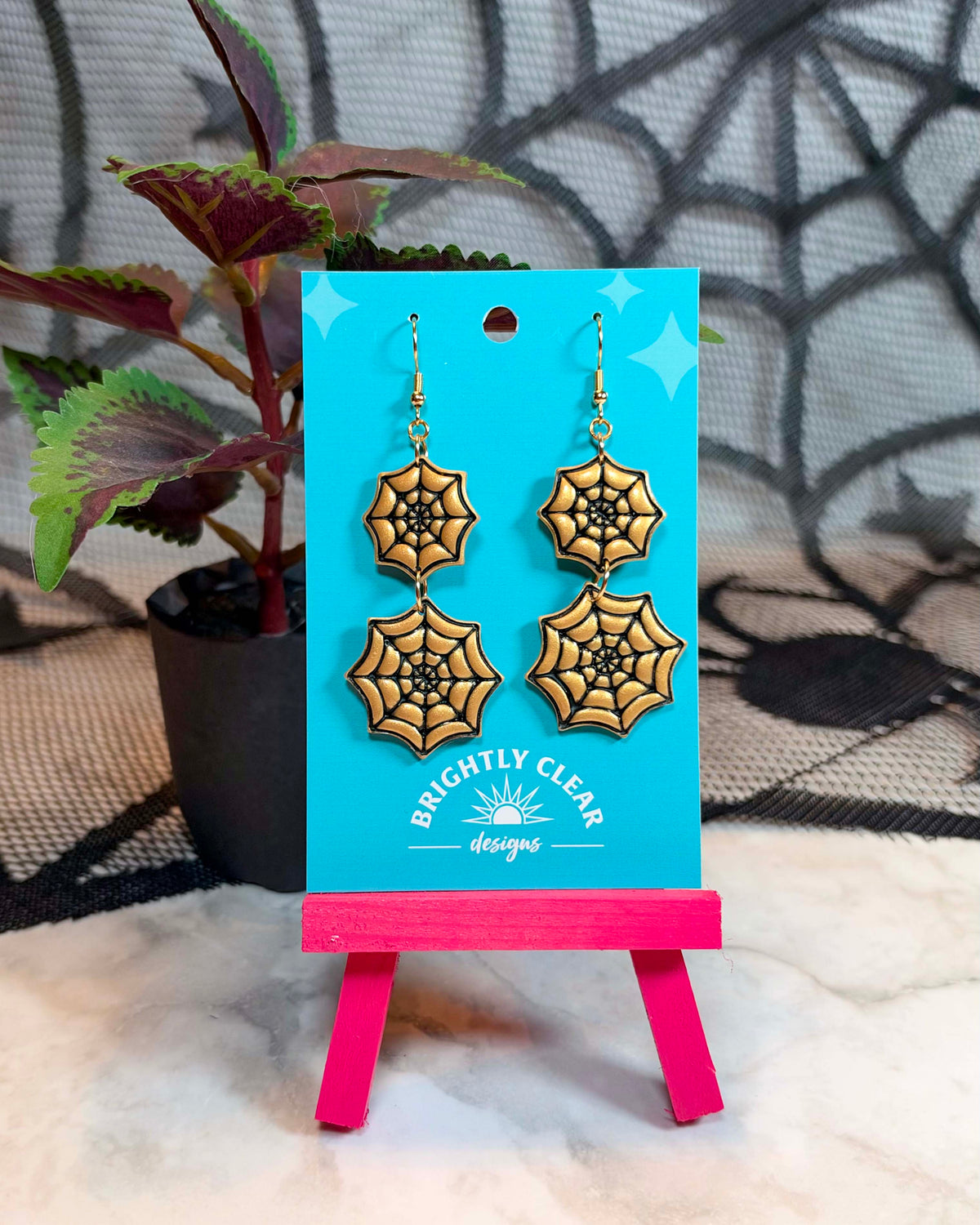 Spiderweb Earrings
