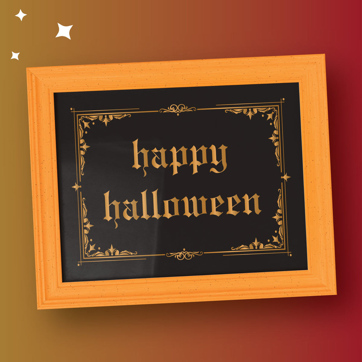 Halloween Ornate Print