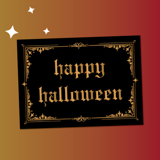 Halloween Ornate Sticker