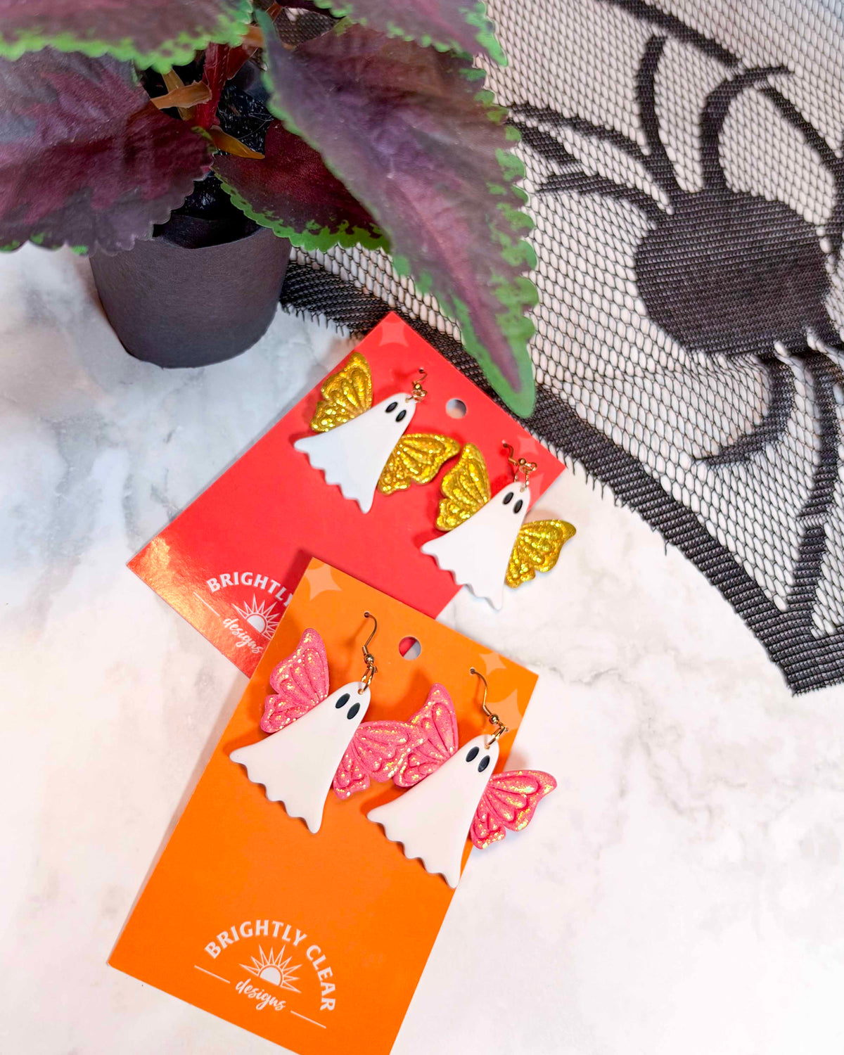 Ghost Boo-terfly Earrings