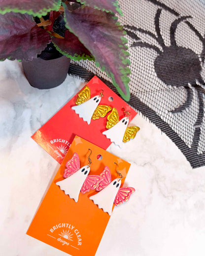 Ghost Boo-terfly Earrings