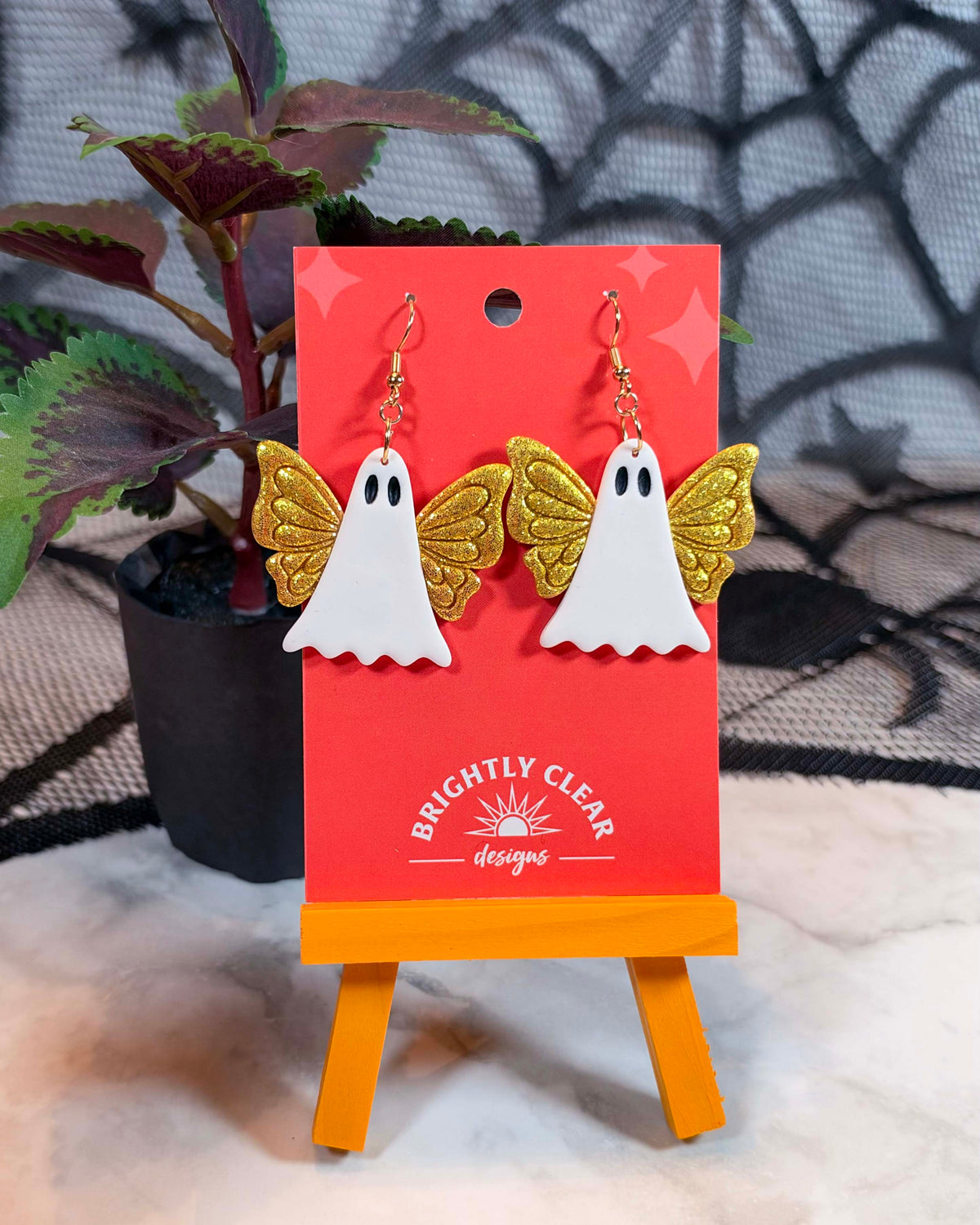 Ghost Boo-terfly Earrings