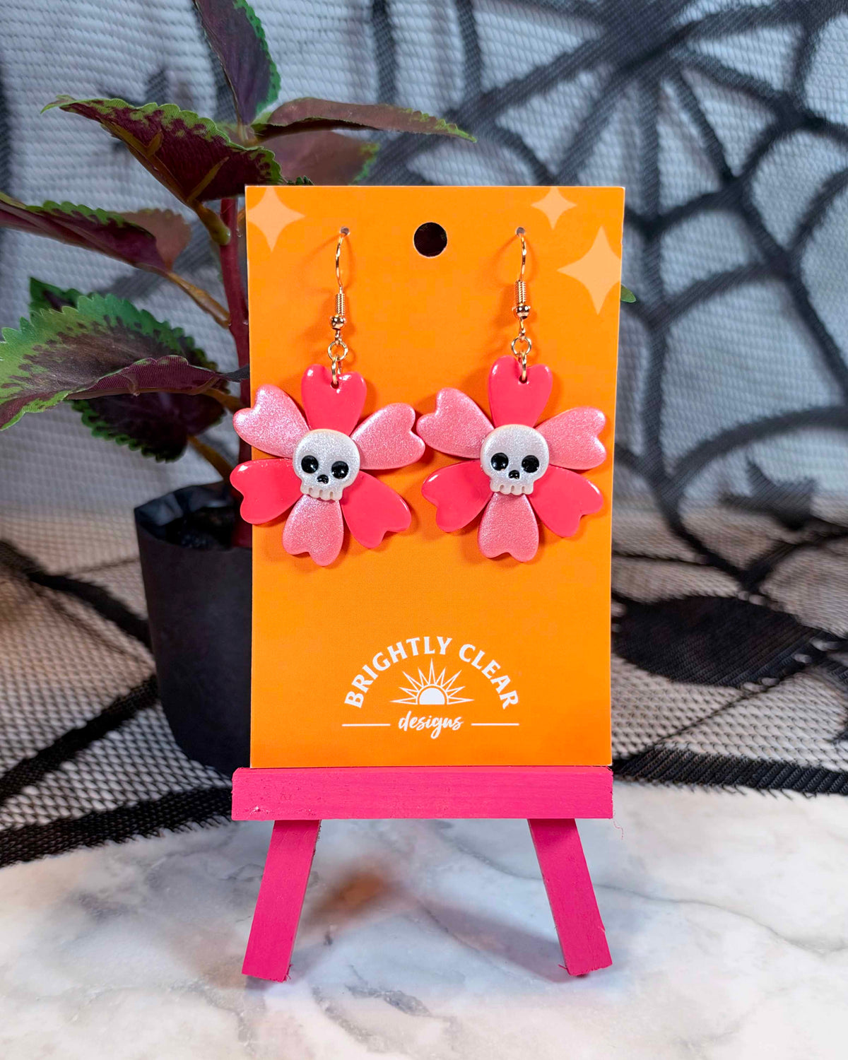Skull Bloom Earrings