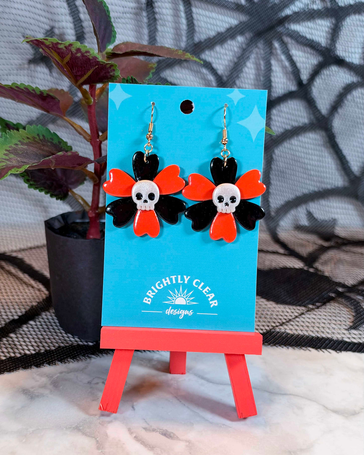 Skull Bloom Earrings