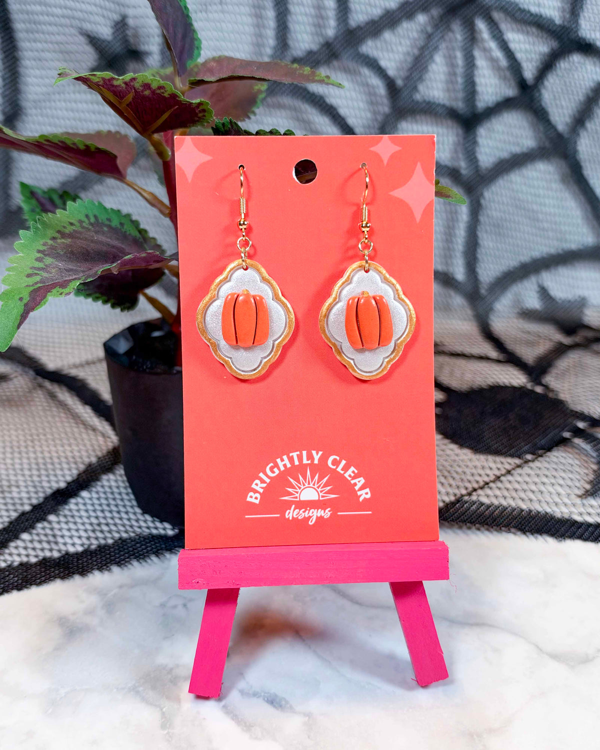 Pumpkin Portrait Earrings
