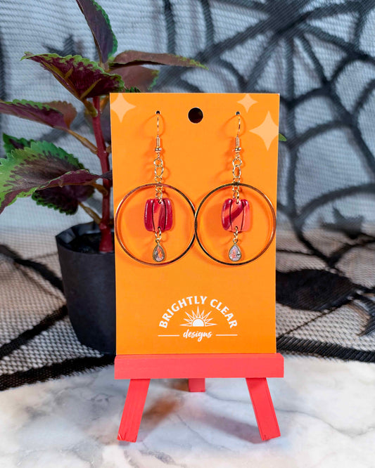 Pumpkin Halo Earrings