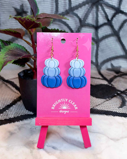 Pumpkin Shimmer Stack Earrings