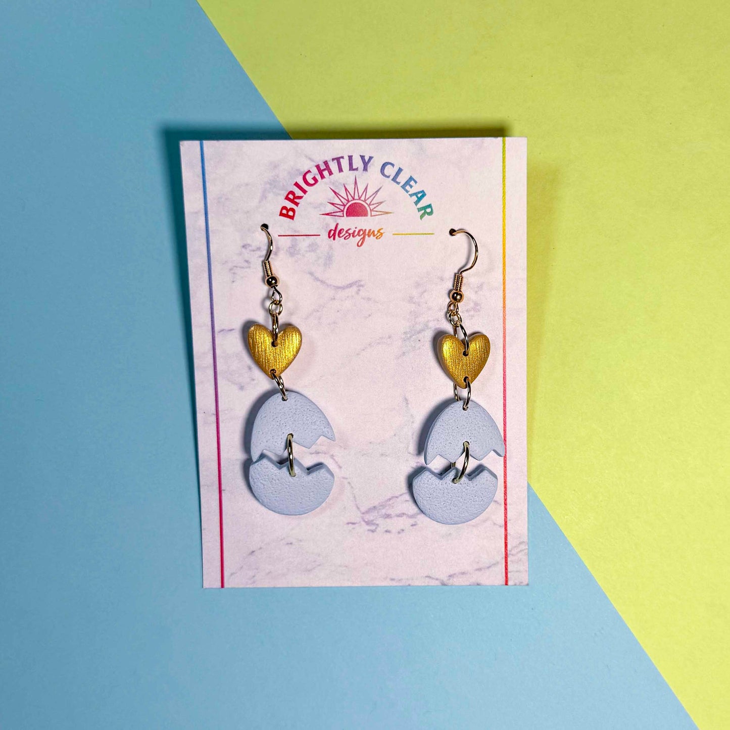 Broken Egg Earrings