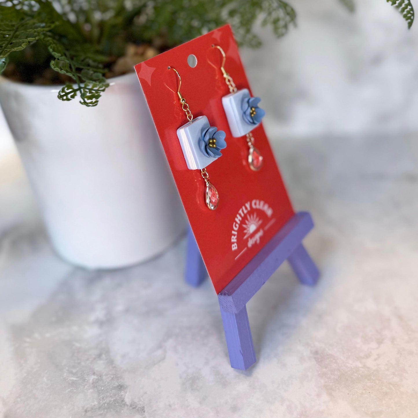 Book Earrings