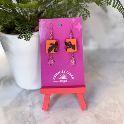Book Earrings