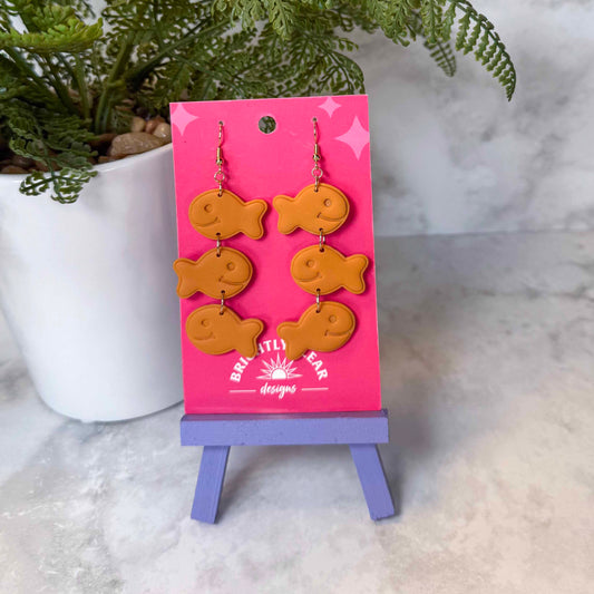 Goldfish String Earrings
