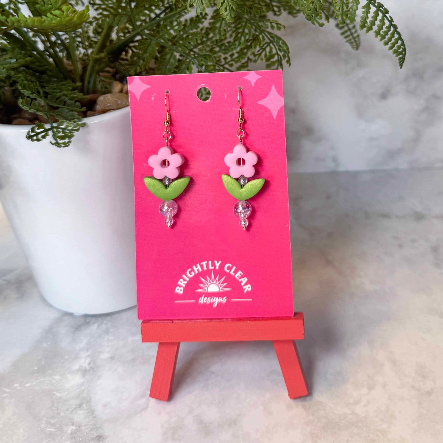 Flower Bead Earrings