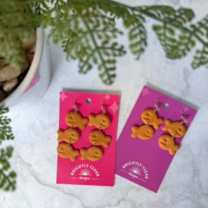 Goldfish String Earrings