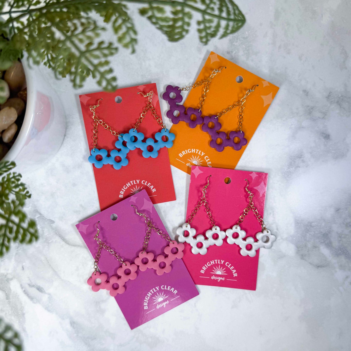 Flower Swing Earrings