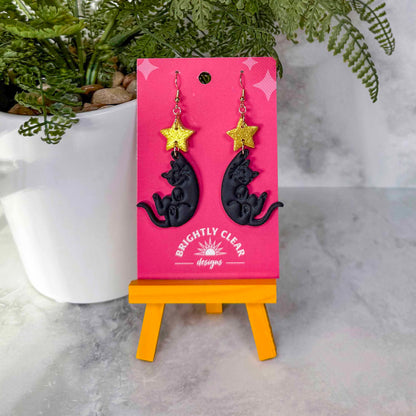Cats in the Stars Earrings