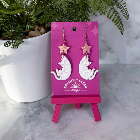 Cats in the Stars Earrings