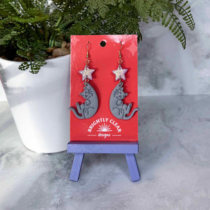 Cats in the Stars Earrings