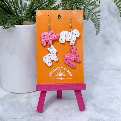 Animal Circus Earrings - Multi Dangle