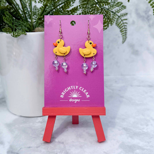 Rubber Duck Earrings