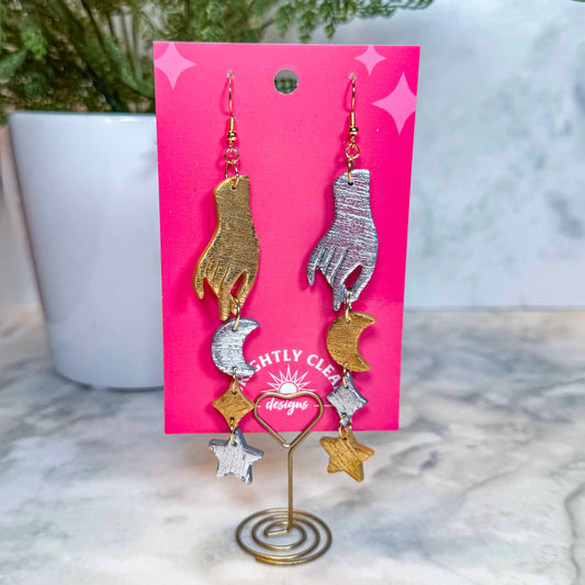 Celestial Hands Earrings