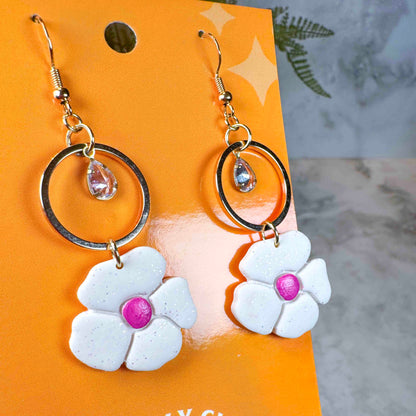 Adorned Poppy Earrings