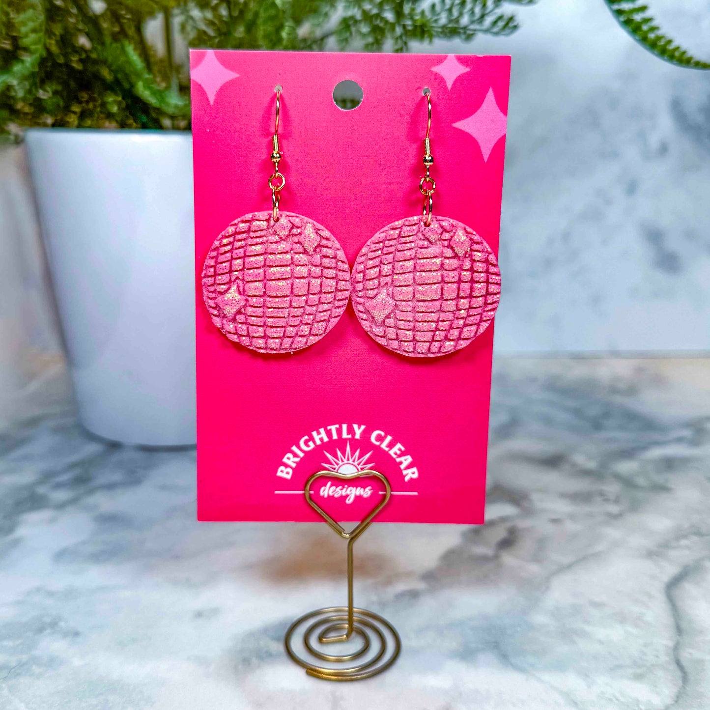 Glitter Disco Earrings