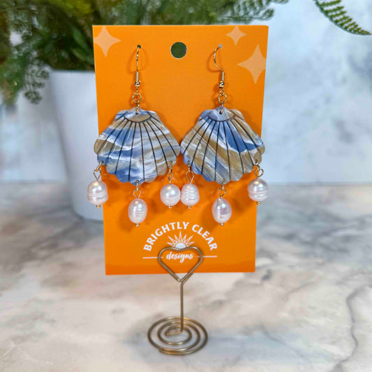 Sandy Beaches Shell Earrings