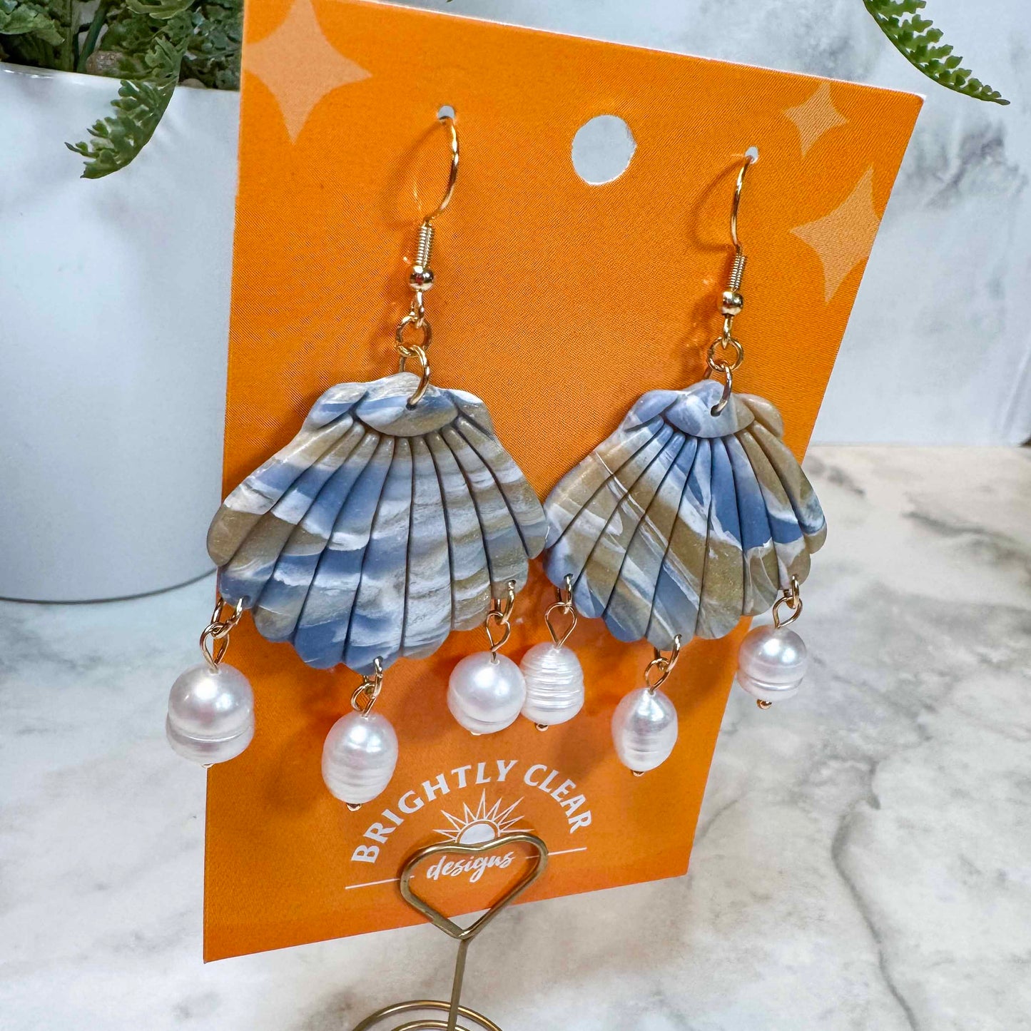 Sandy Beaches Shell Earrings