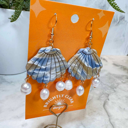 Sandy Beaches Shell Earrings