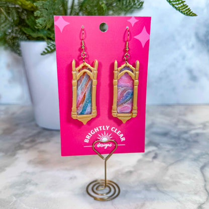 Cathedral Window Earrings