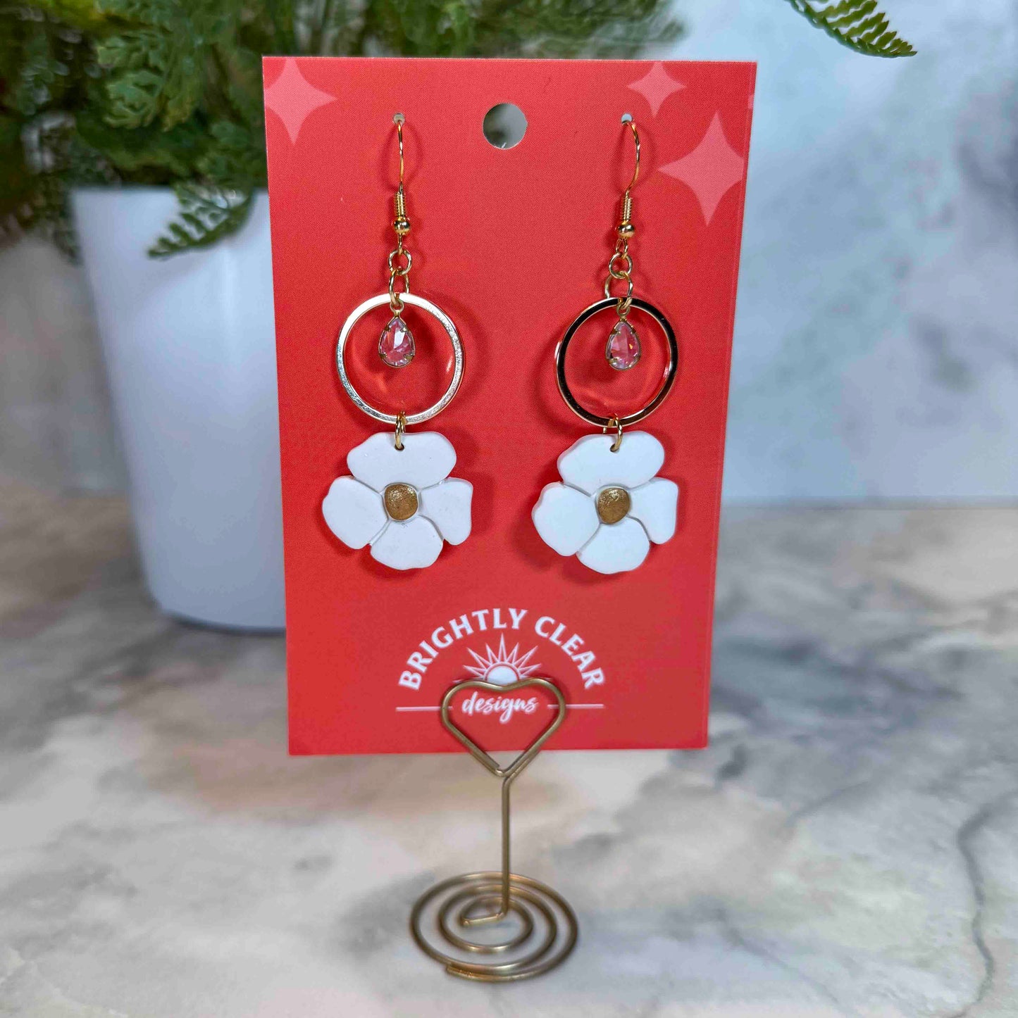 Adorned Poppy Earrings