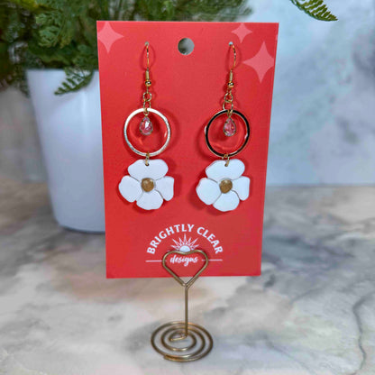 Adorned Poppy Earrings