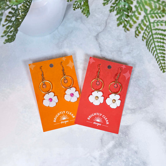 Adorned Poppy Earrings