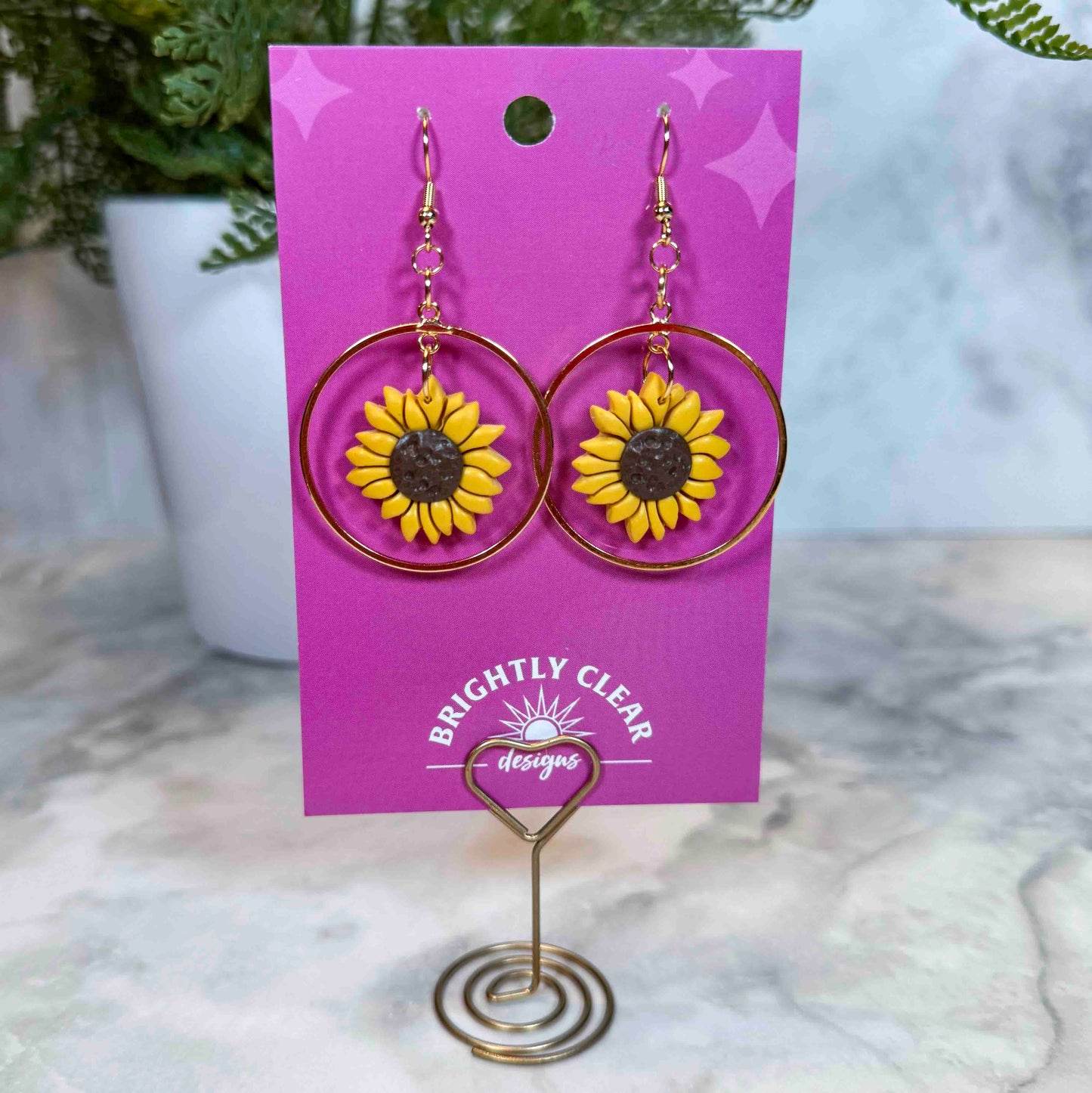 Sunflower Earrings