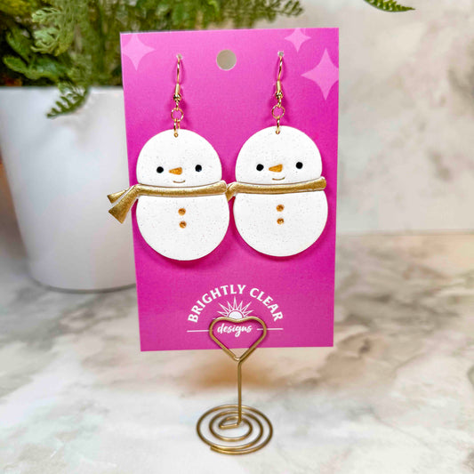 Snow Person Earrings