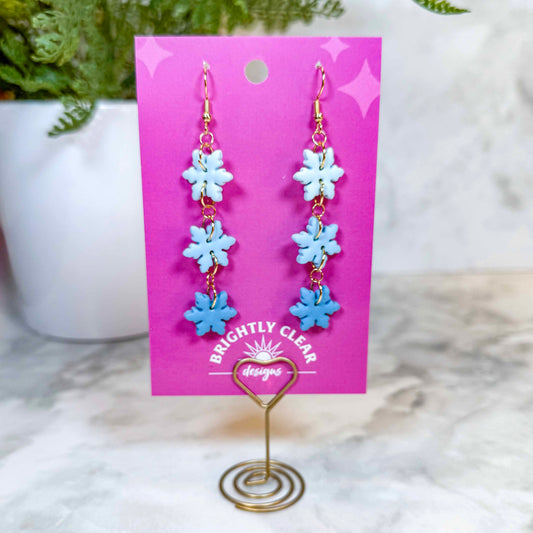 Snowflake String Earrings