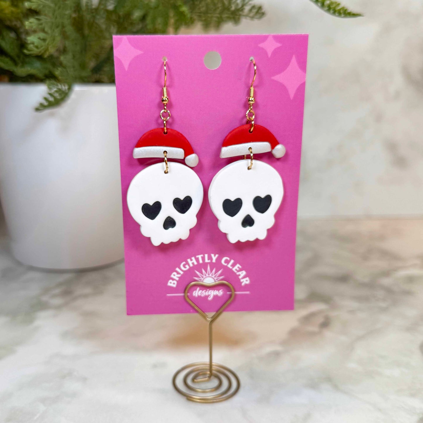 Spooky Christmas Earrings