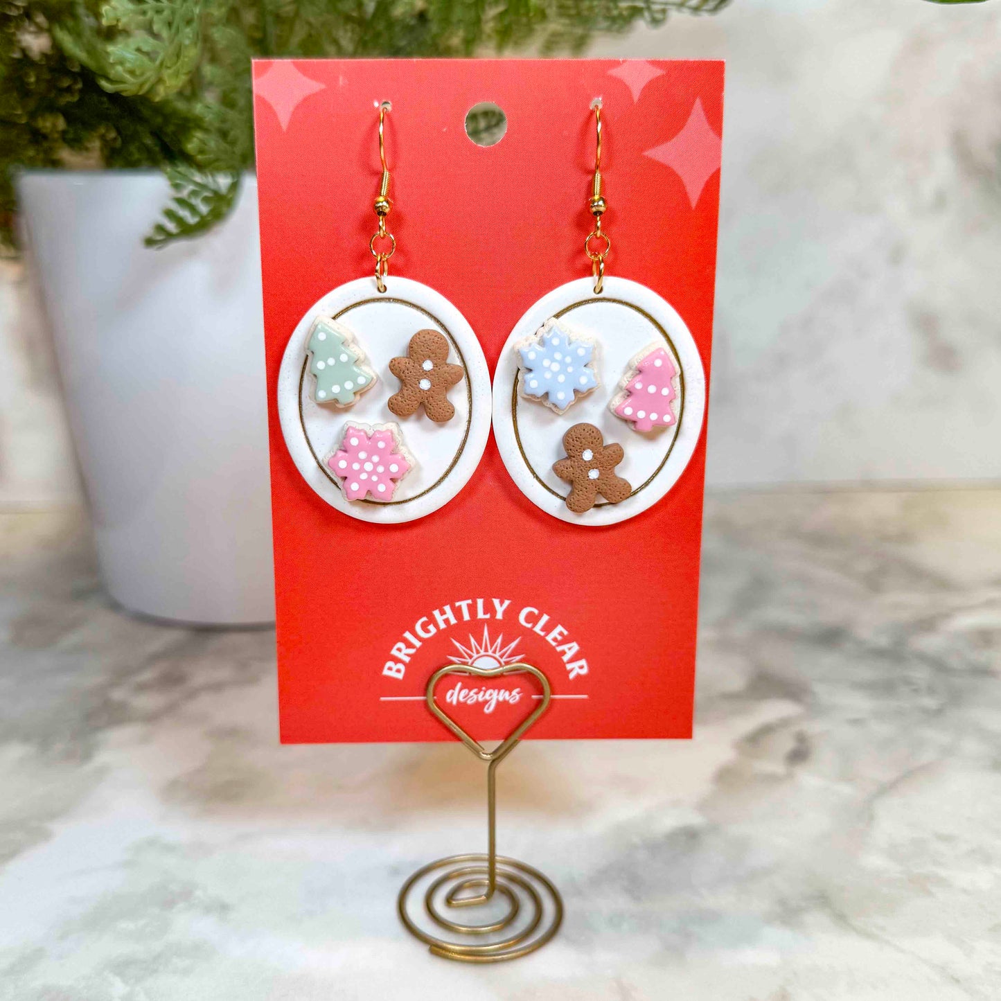 Plate of Sugar Cookies Earrings